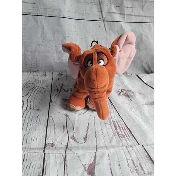 Disney Store Vintage Tantor Young Tarzan mini bean bag Plush Sound Not Working - Picture 1 of 6